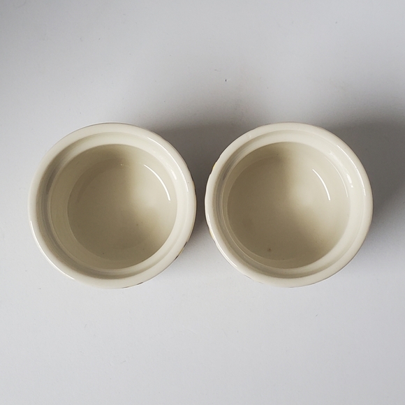 Vintage Mid Century VALENCIA Daisy Design Egg Cups Villeroy & Boch Luxembourg - Picture 3 of 8